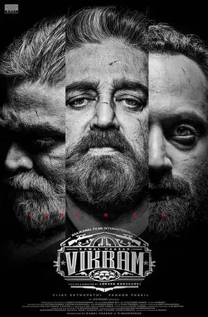 Vikram 2022 Hindi Dual Audio HD Poster Download - Filmyzilla